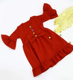 African Girls Dress Red