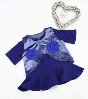 African Kids Dress Blue