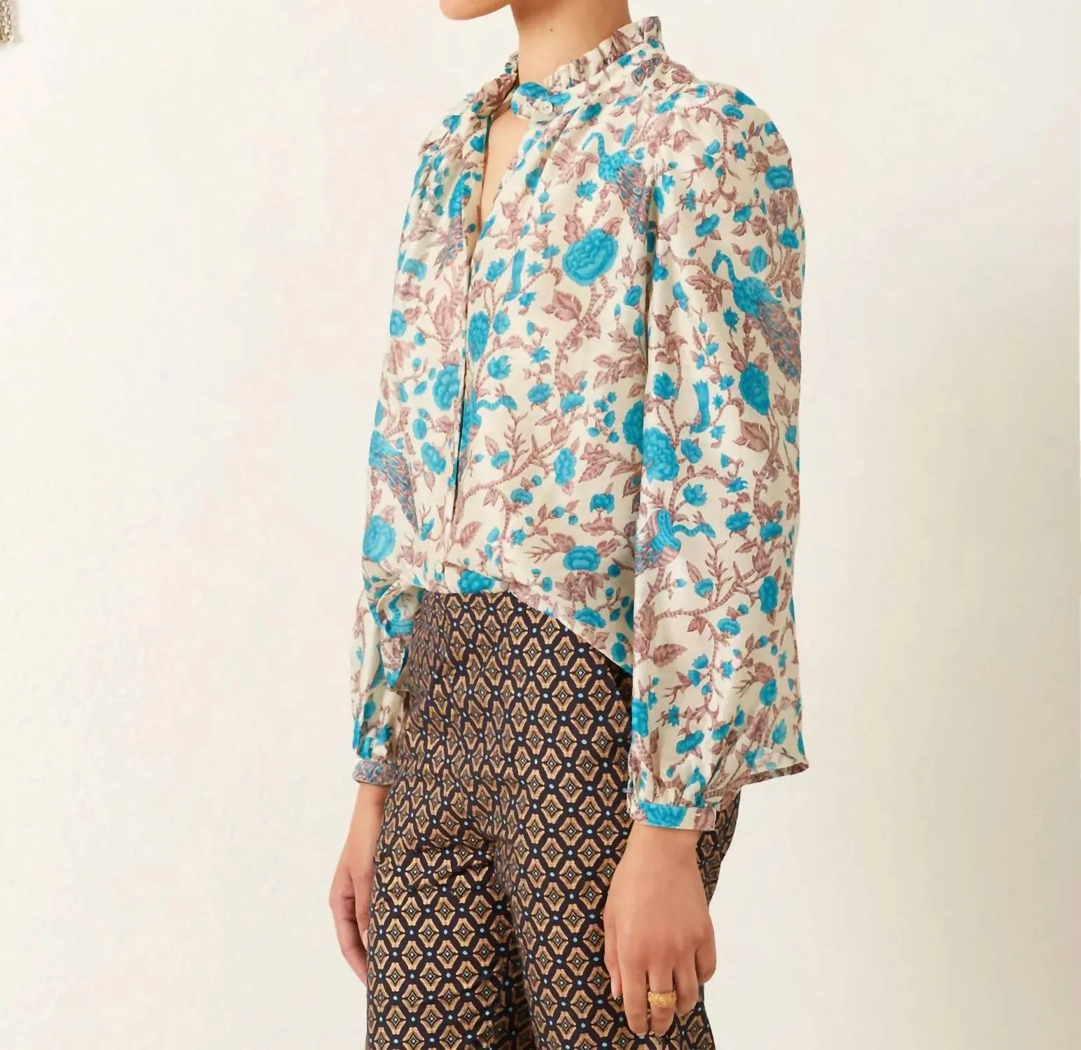 Alix Of Bohemia - Annabel Plume Shirt Top