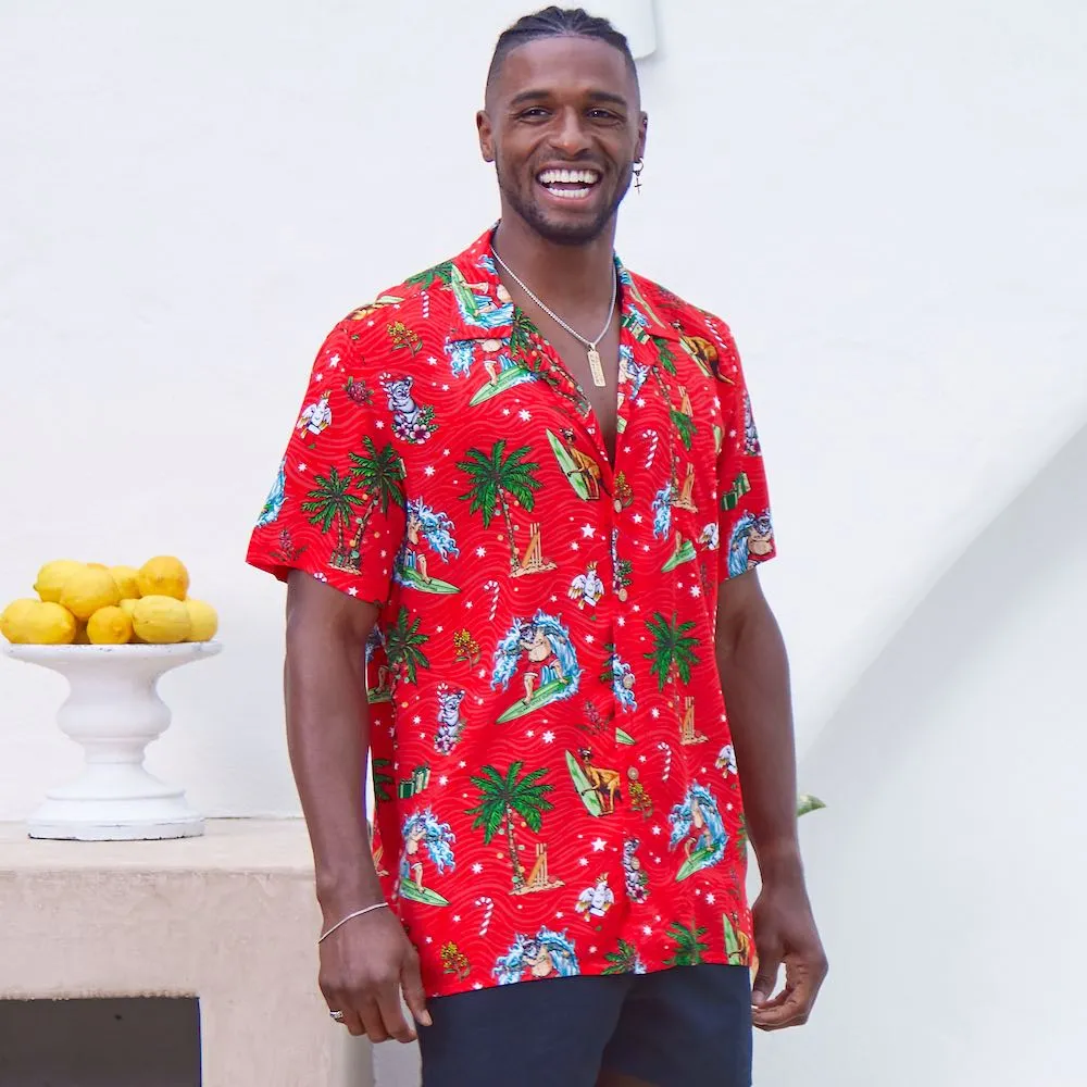 Aussie Christmas Red - Mens Festive Shirt
