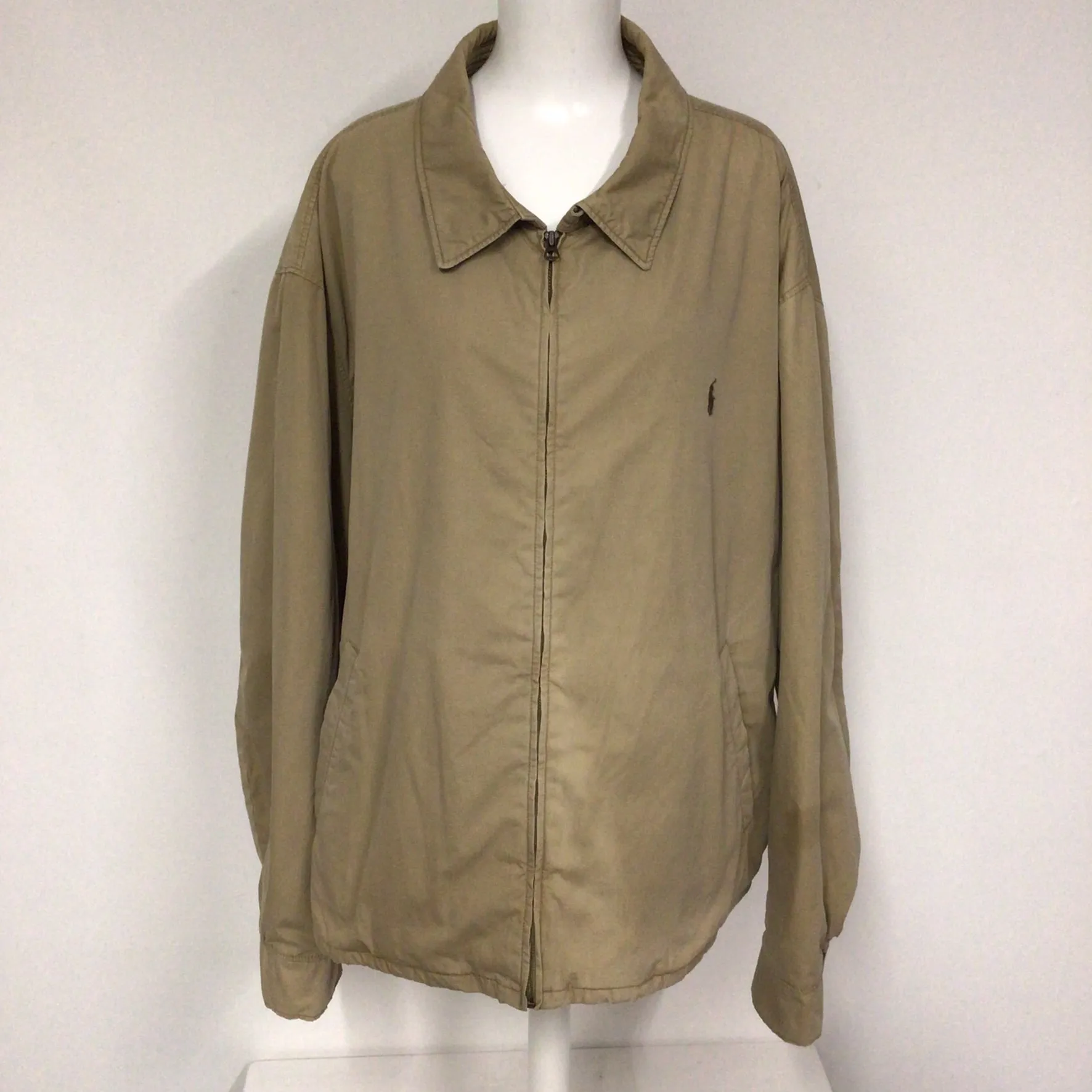 BNWT Polo Ralph Lauren Beige Landon Lined Bomber Jacket Size 3XB