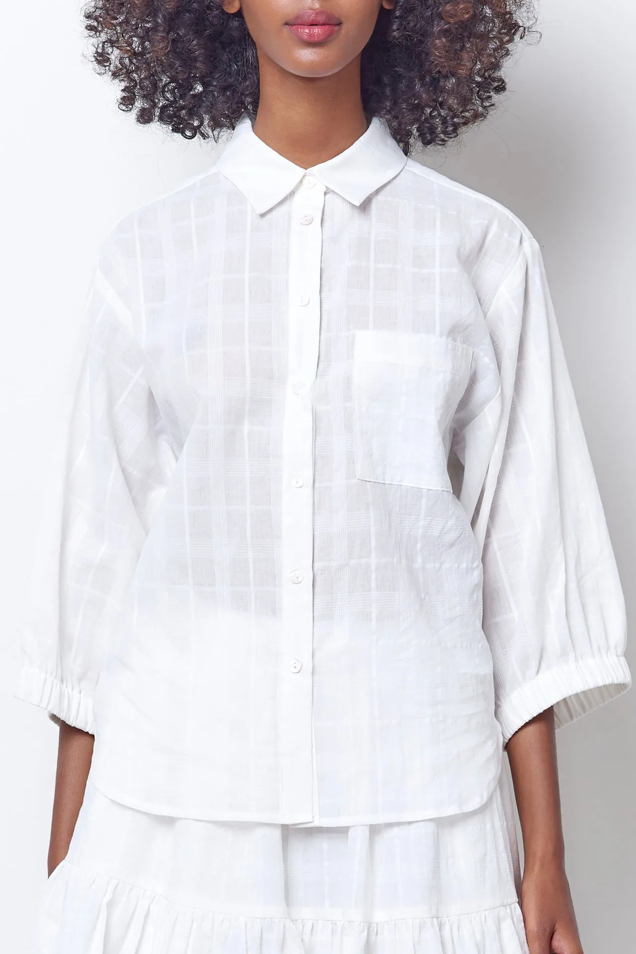 CATRIONA Button Down Shirt - Plaid