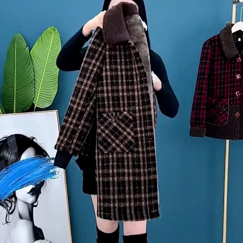 🎅Christmas Sale 51% OFF🔥Padded and Thickened Women's Mid-Length Coat