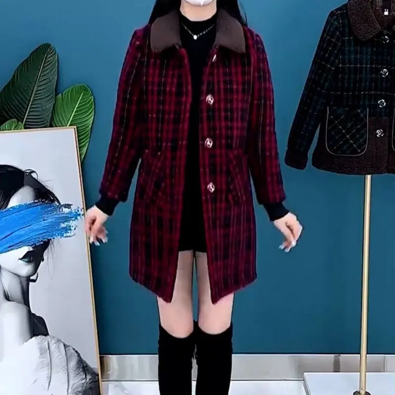 🎅Christmas Sale 51% OFF🔥Padded and Thickened Women's Mid-Length Coat
