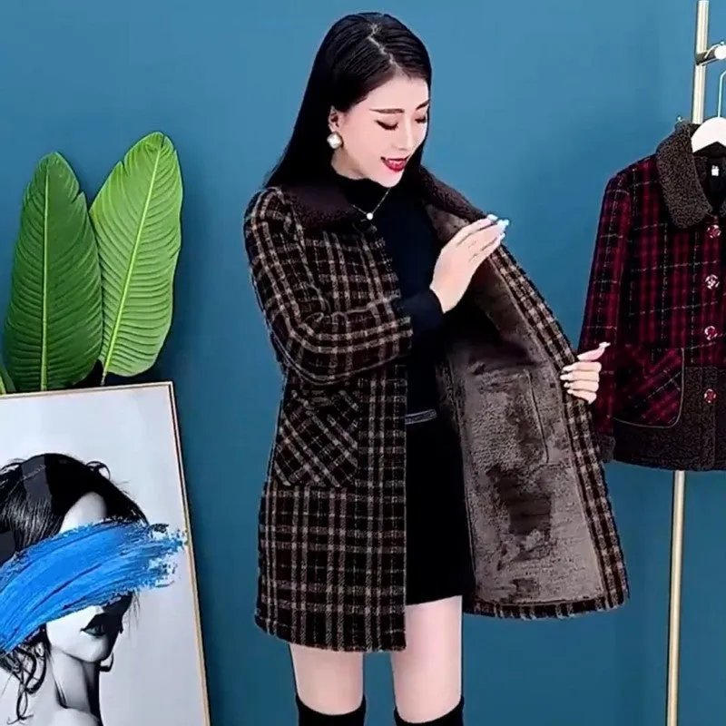 🎅Christmas Sale 51% OFF🔥Padded and Thickened Women's Mid-Length Coat
