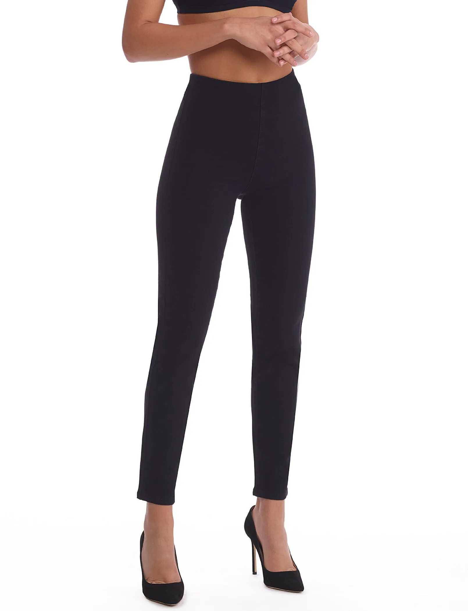 Commando Denim Legging-Black