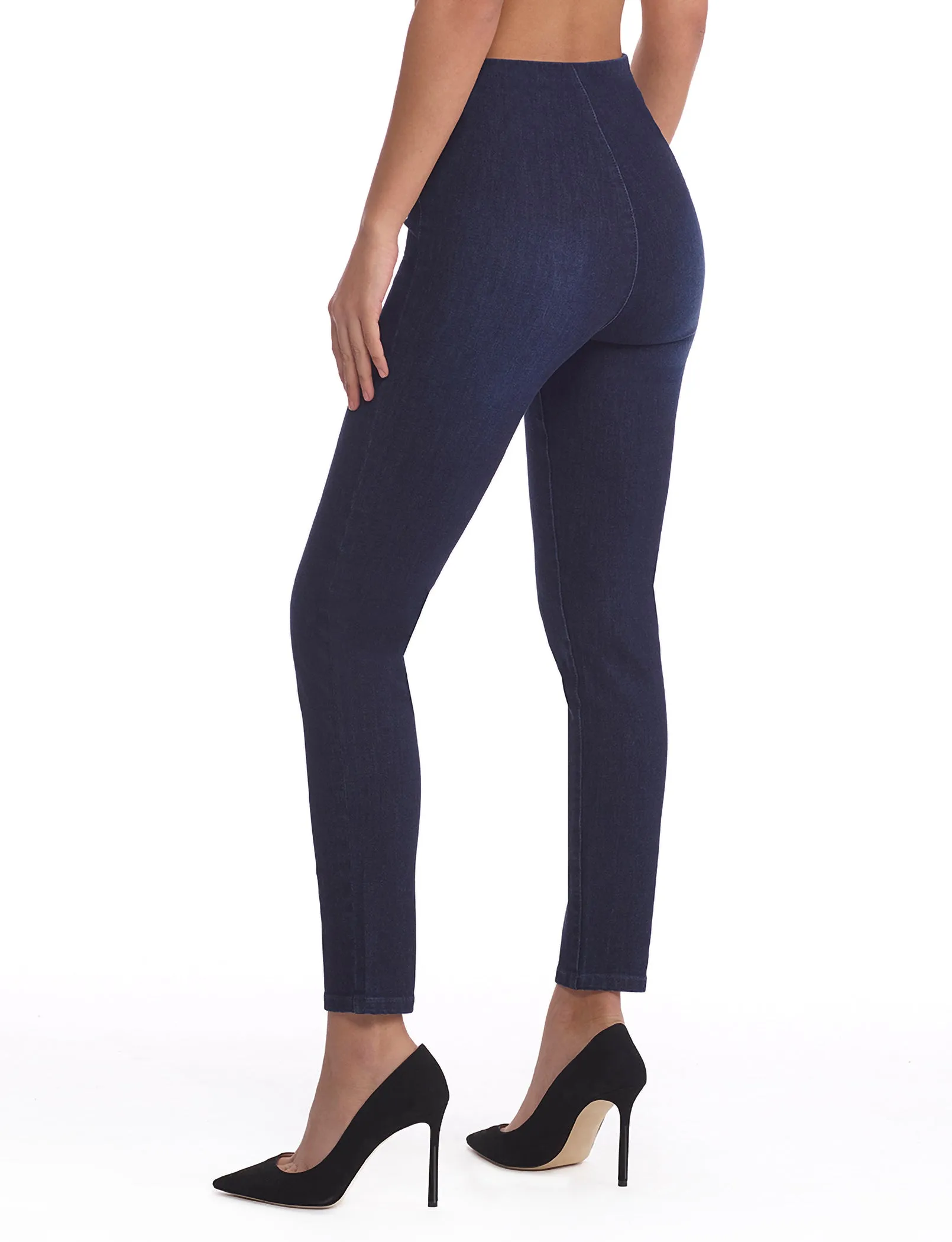 Commando Denim Legging-Dark Indigo