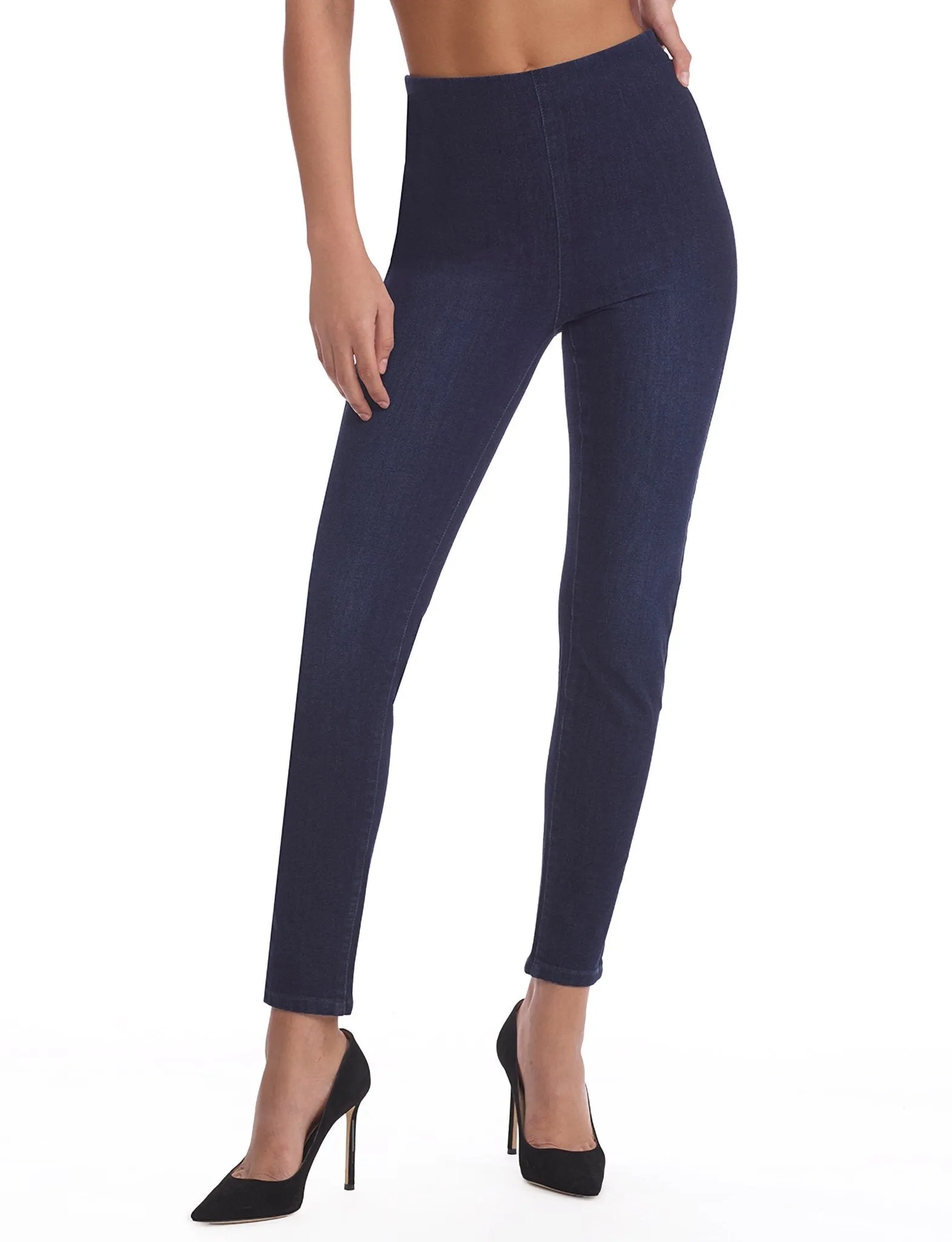 Commando Denim Legging-Dark Indigo
