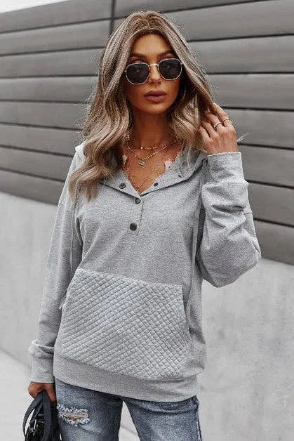 Cozy Button Down Hoodie