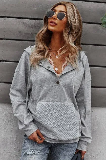 Cozy Button Down Hoodie