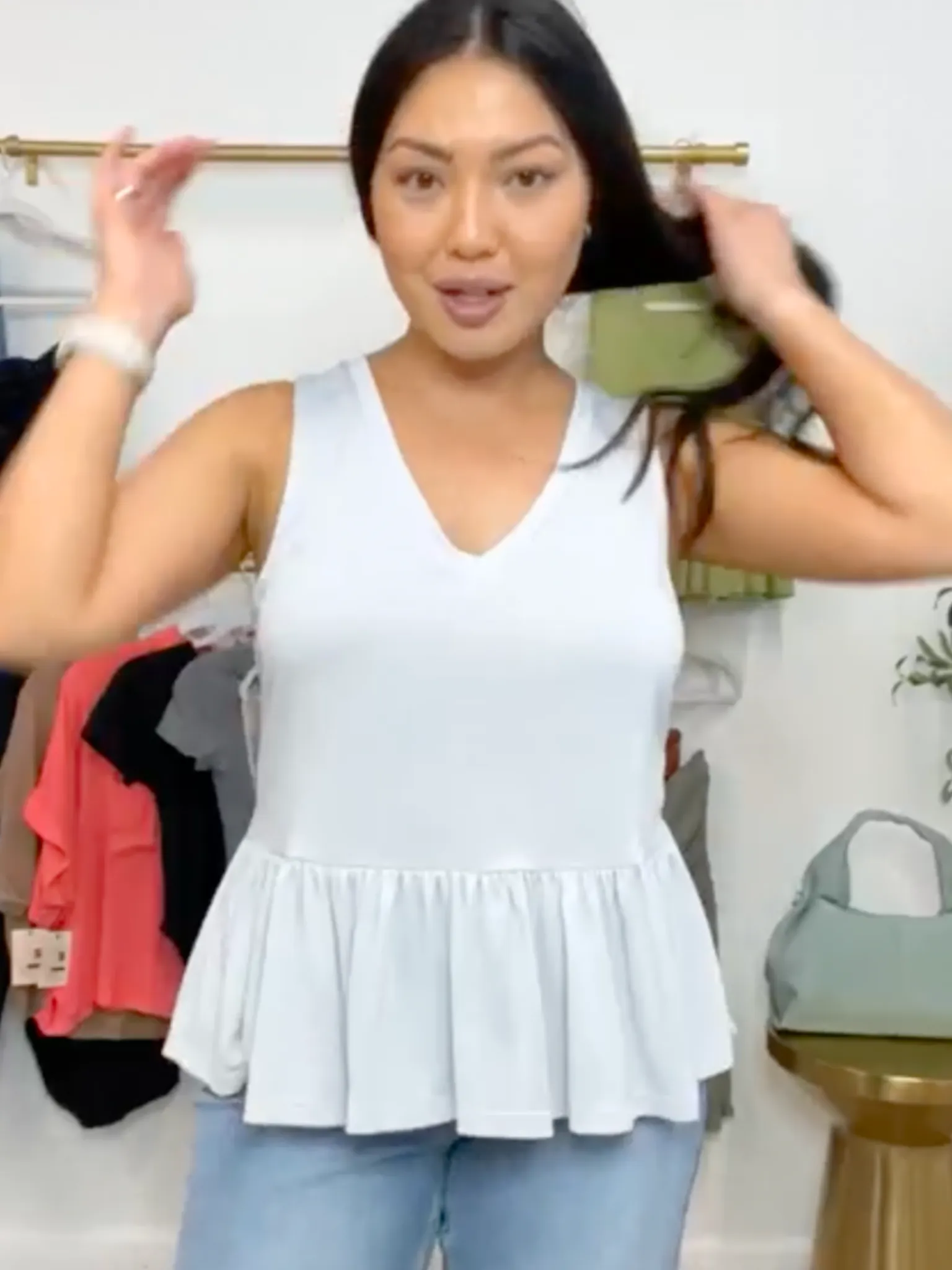 Ethel Peplum Top