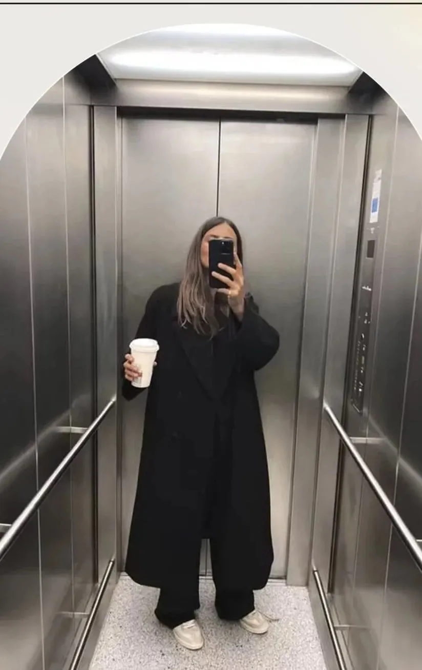 Ethereal Elegance Long Coat