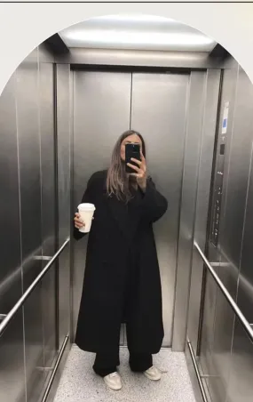 Ethereal Elegance Long Coat