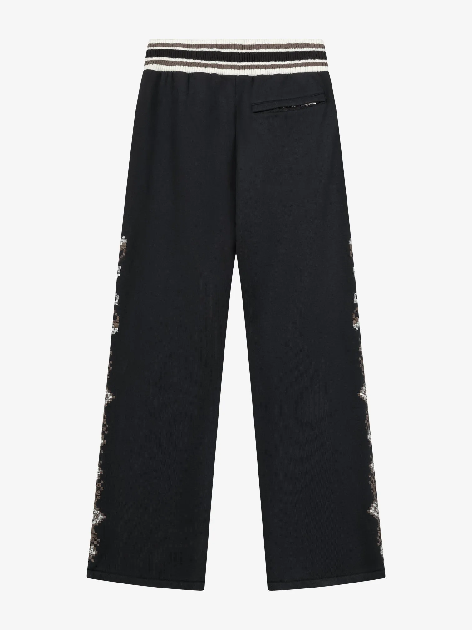 HIGH-RISE CROCHET COTTON PANTS