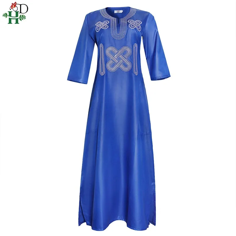 Men And Women Dashiki Embroidery Clothing Short Sleeve T-shirt Ankara Dress