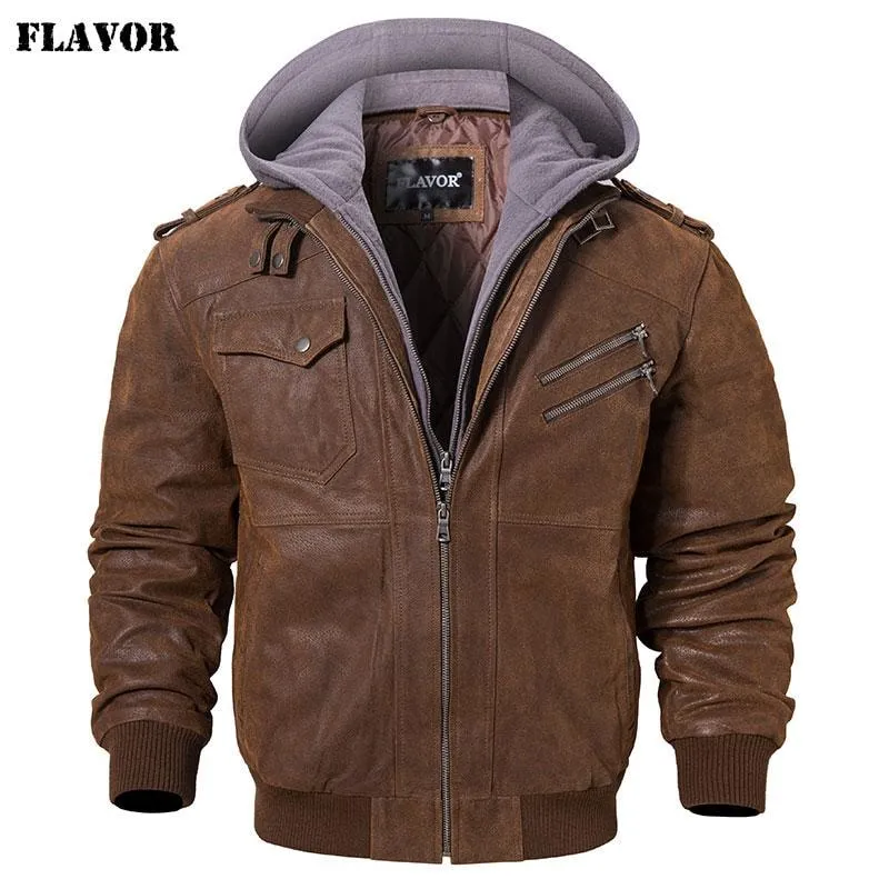 Men's Warm Genuine Leather Jackets