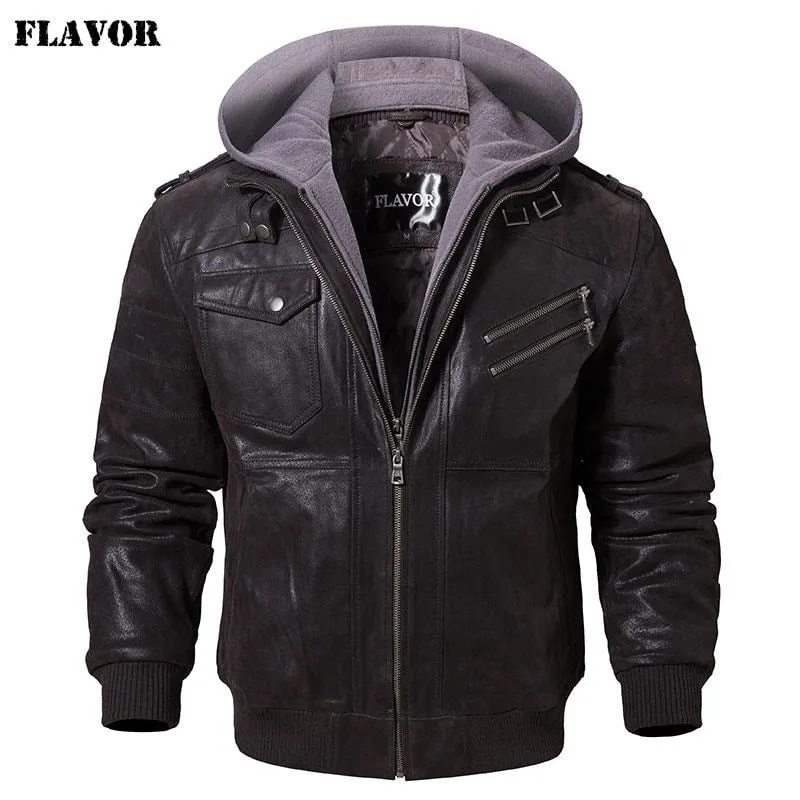Men's Warm Genuine Leather Jackets