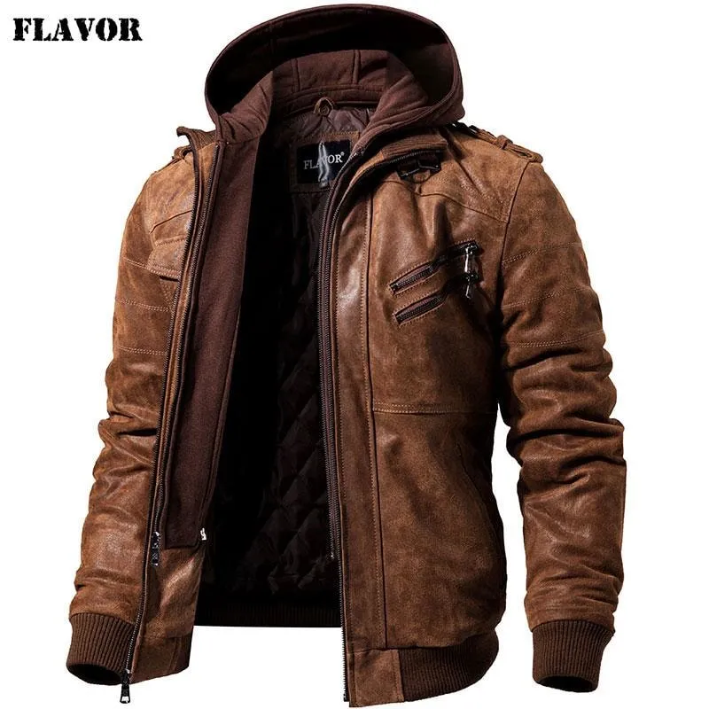 Men's Warm Genuine Leather Jackets
