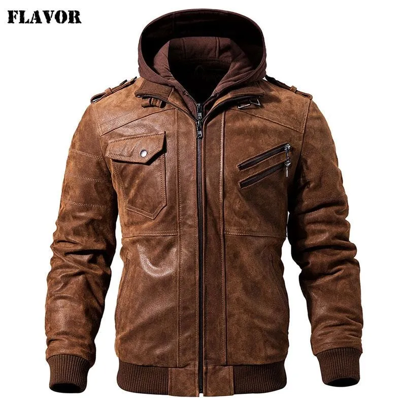 Men's Warm Genuine Leather Jackets