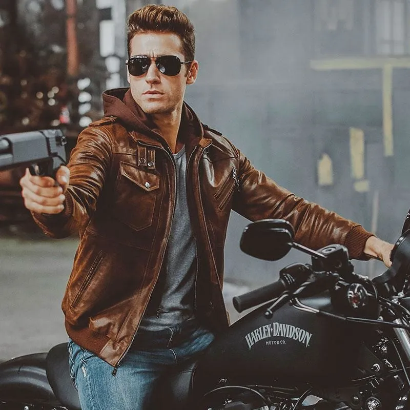 Men's Warm Genuine Leather Jackets