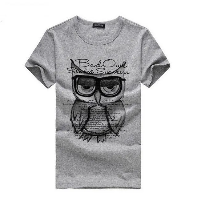 Owl Printing Tees Shirts