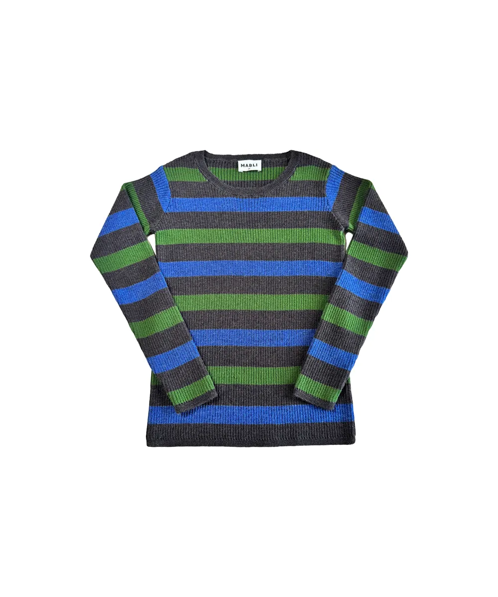 Seilio Skinny Rib - Umber Stripe