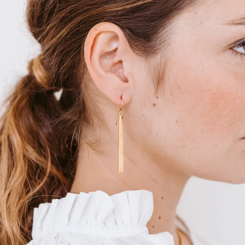 Skinny Earring, Gold